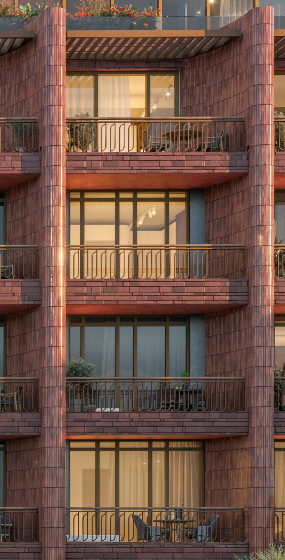 The Salvo building facade and balconies, Atlantic Seaboard